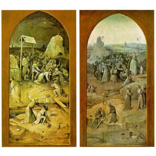 Temptation of St Anthony outer wings of the triptych