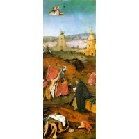 Temptation of St Anthony right wing of the triptych