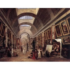 Design for the Grande Galerie in the Louvre