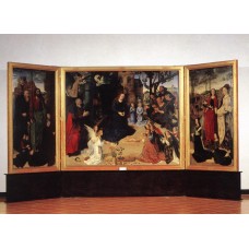 The Portinari Triptych framed 2