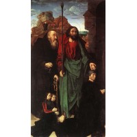 The Portinari Triptych Sts Anthony and Thomas with Tommas