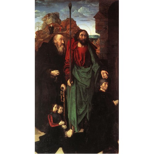 The Portinari Triptych Sts Anthony and Thomas with Tommas