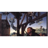 The Portinari Triptych The Adoration of the Shepherds 8