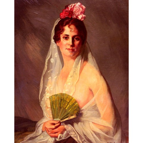 A Lady With A Fan