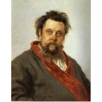 Portrait of the Composer Modest Mussorgsky