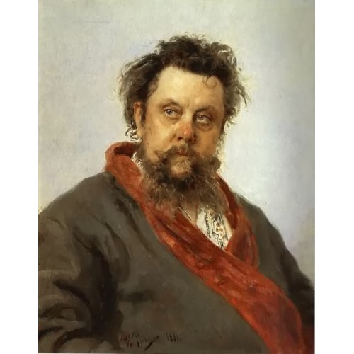 Portrait of the Composer Modest Mussorgsky