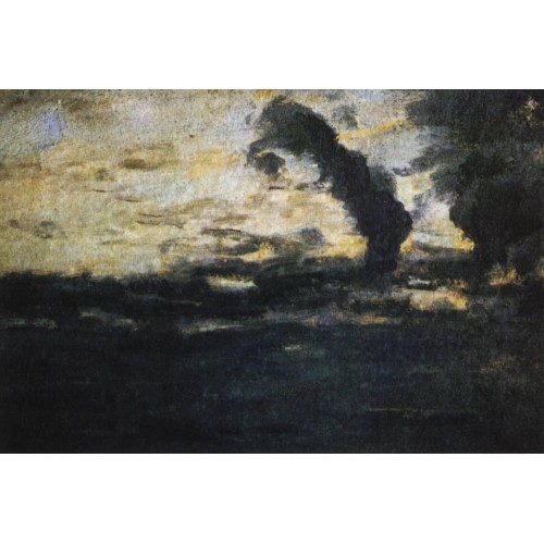 Cloudy sky twilight 1893