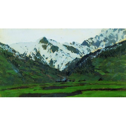 In alps at spring 1897