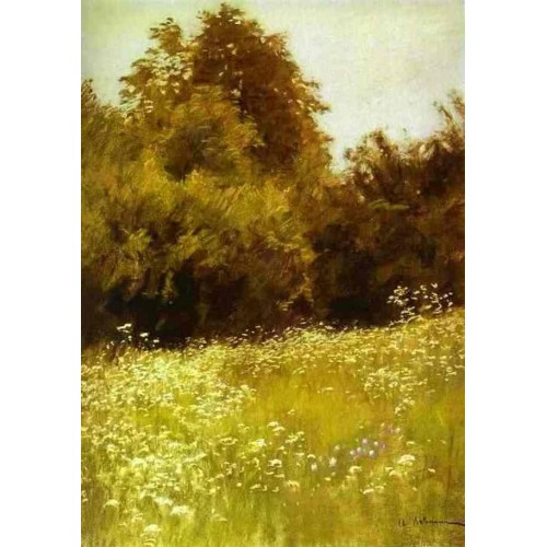 Meadow on the edge of a forest 1898
