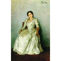 Portrait of sofia petrovna kuvshinnikov 1888