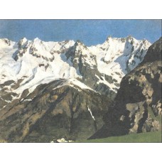 Range of mountains mont blanc 1897