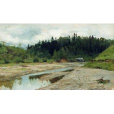 River in the forest 1886