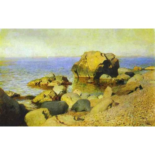 Seashore in crimea 1886