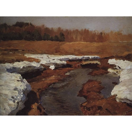 Springtime the last snow 1895 1