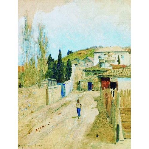 Street in yalta 1886