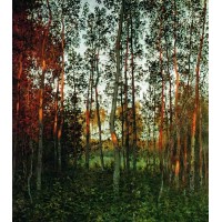 The last rays of the sun aspen forest 1897