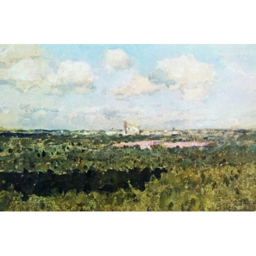 View of novodevichy monastery 1899