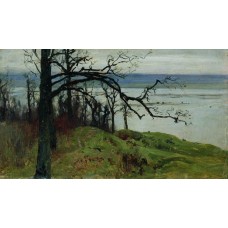 View of volga from the high bank 1887