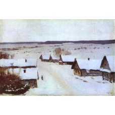 Village in winter