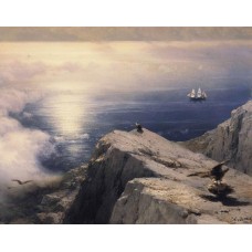 A rocky coastal landscape in the aegean 1884