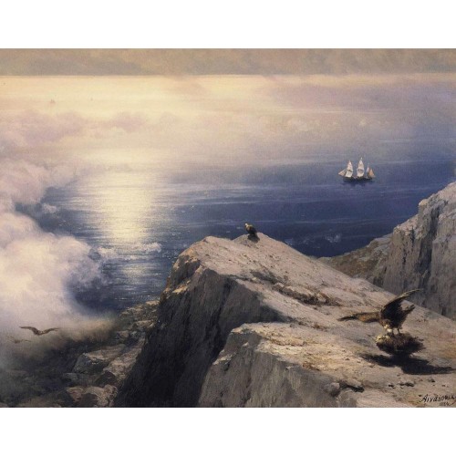 A rocky coastal landscape in the aegean 1884