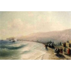 Arrival catherine the second to pheodosiya 1883