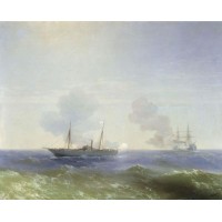 Battle of steamship vesta and turkish ironclad 1877