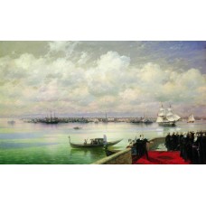 Byron visiting mhitarists on island of st lazarus in venice 1899