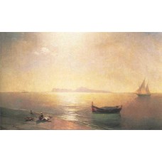 Calm on the mediterranean sea 1892