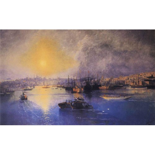 Constantinople sunset 1899