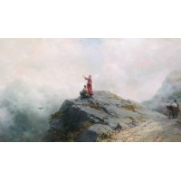 Dante shows the artist in the unusual clouds 1883