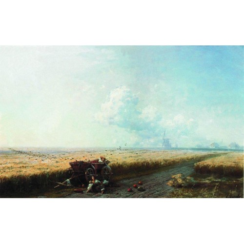 During the harvest in ukraine 1883