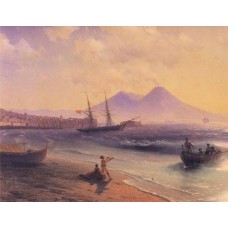 Fishermen returning near naples 1874