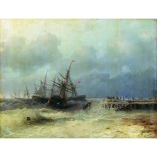 Fleeing from the storm 1872