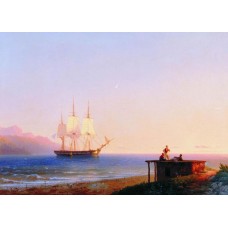 Frigate under sails 1838