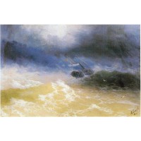 Hurricane on a sea 1899