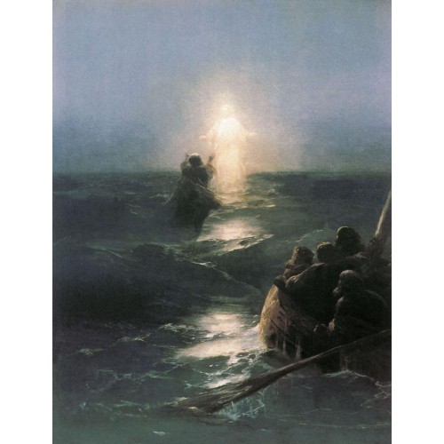 Jesus walks on water 1888