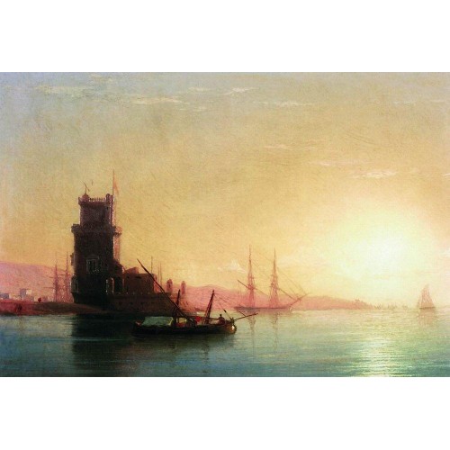 Lisbon sunrise 1860