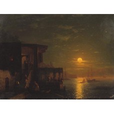 Lunar night at the sea 1875
