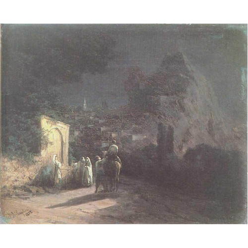 Lunar night at the spring 1877