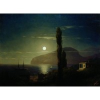 Lunar night in the crimea 1862