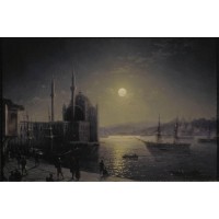 Moonlit night on the bosphorus 1894