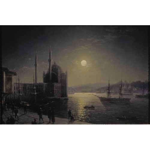 Moonlit night on the bosphorus 1894