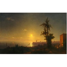 Night at the rodos island 1850