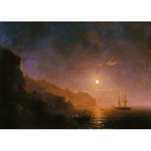 Night in amalfi 1854