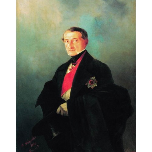 Portrait of senator alexander ivanovich kaznacheyev 1848