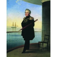 Portrait of vice admiral m p lazarev 1839