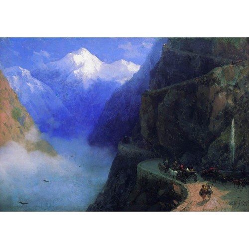 Roads of mljet to gudauri 1868