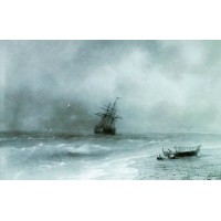 Rough sea 1844
