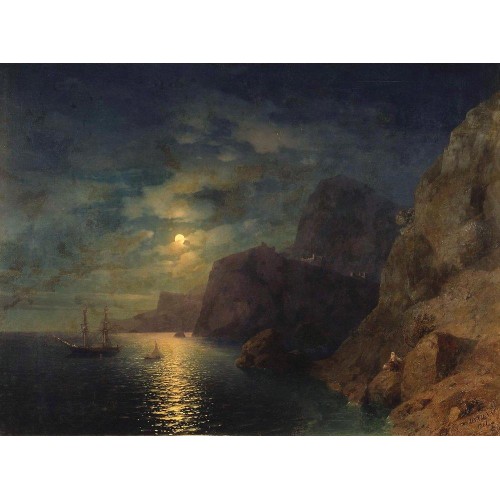 Sea at night 1861